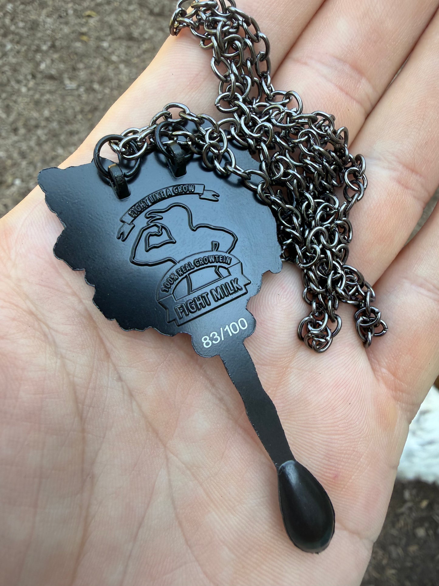 Lost Lands 2026 spoon necklace - Glitter