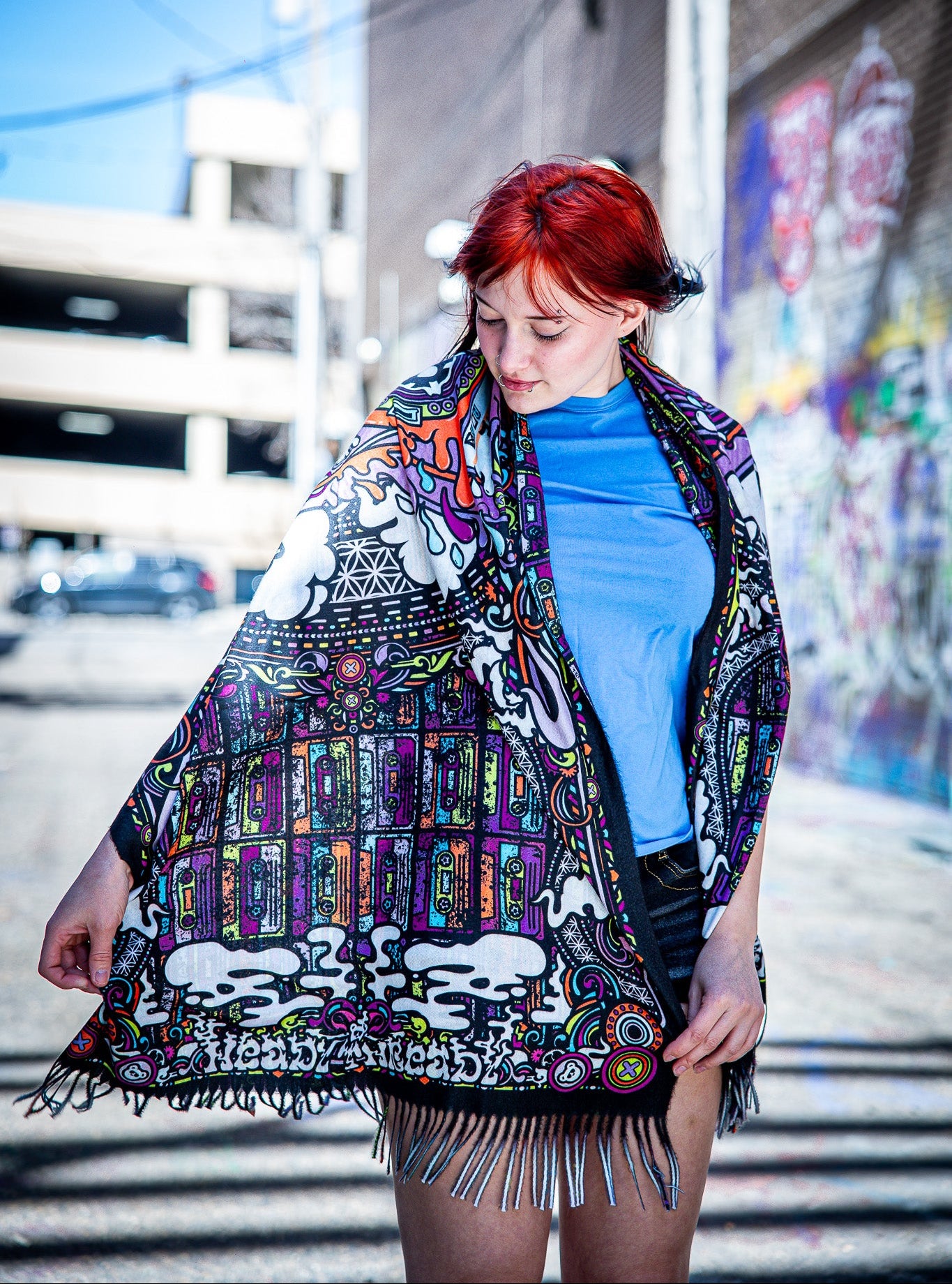 Show Em How Its Done Double sided Pashmina