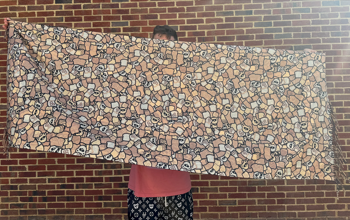 Heady Bready S#!T Brown Pashmina