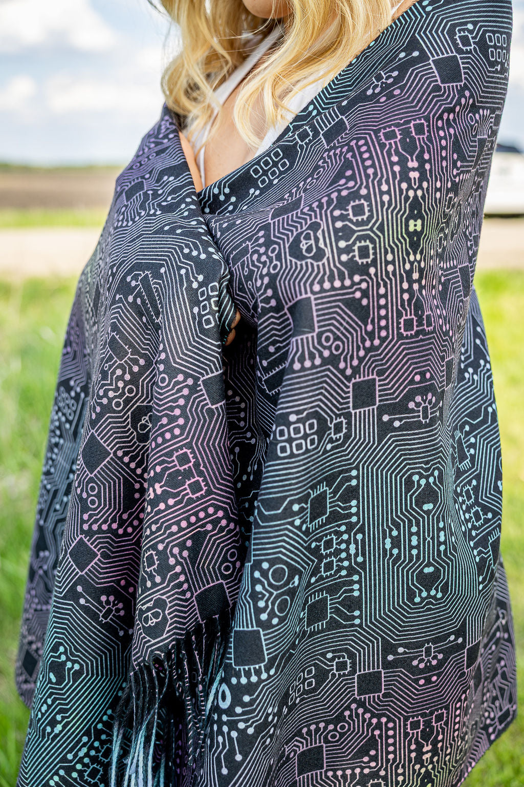 Electric Forest 2026 Double sided Pashmina