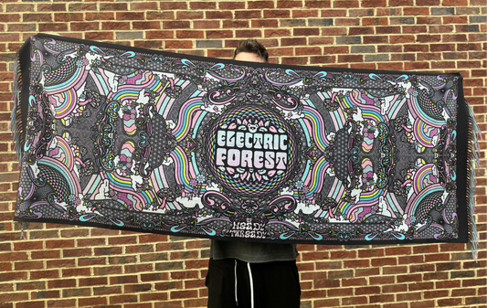 Electric Forest Double Sided Pashmina