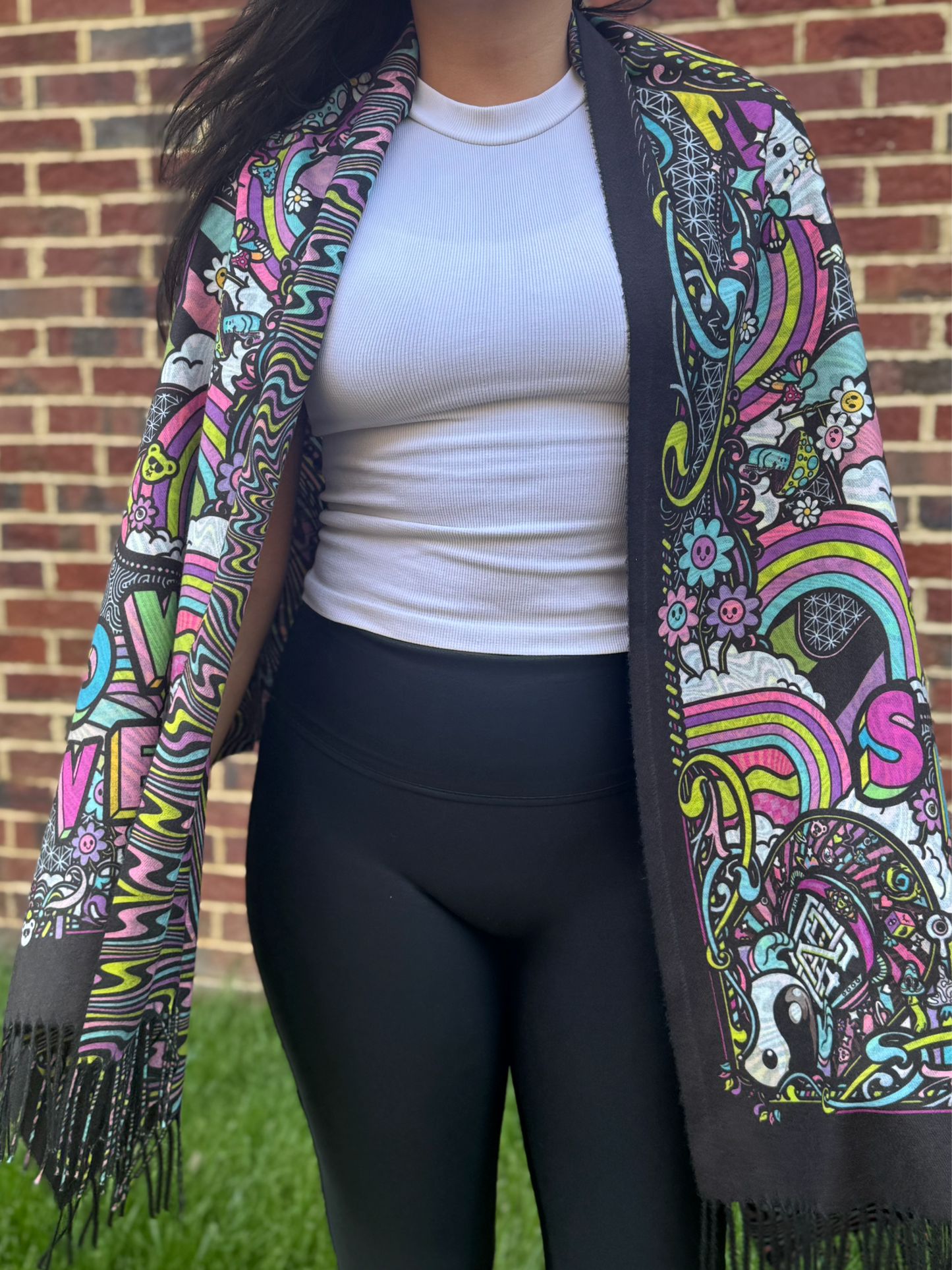 Griz Double Sided Pashmina