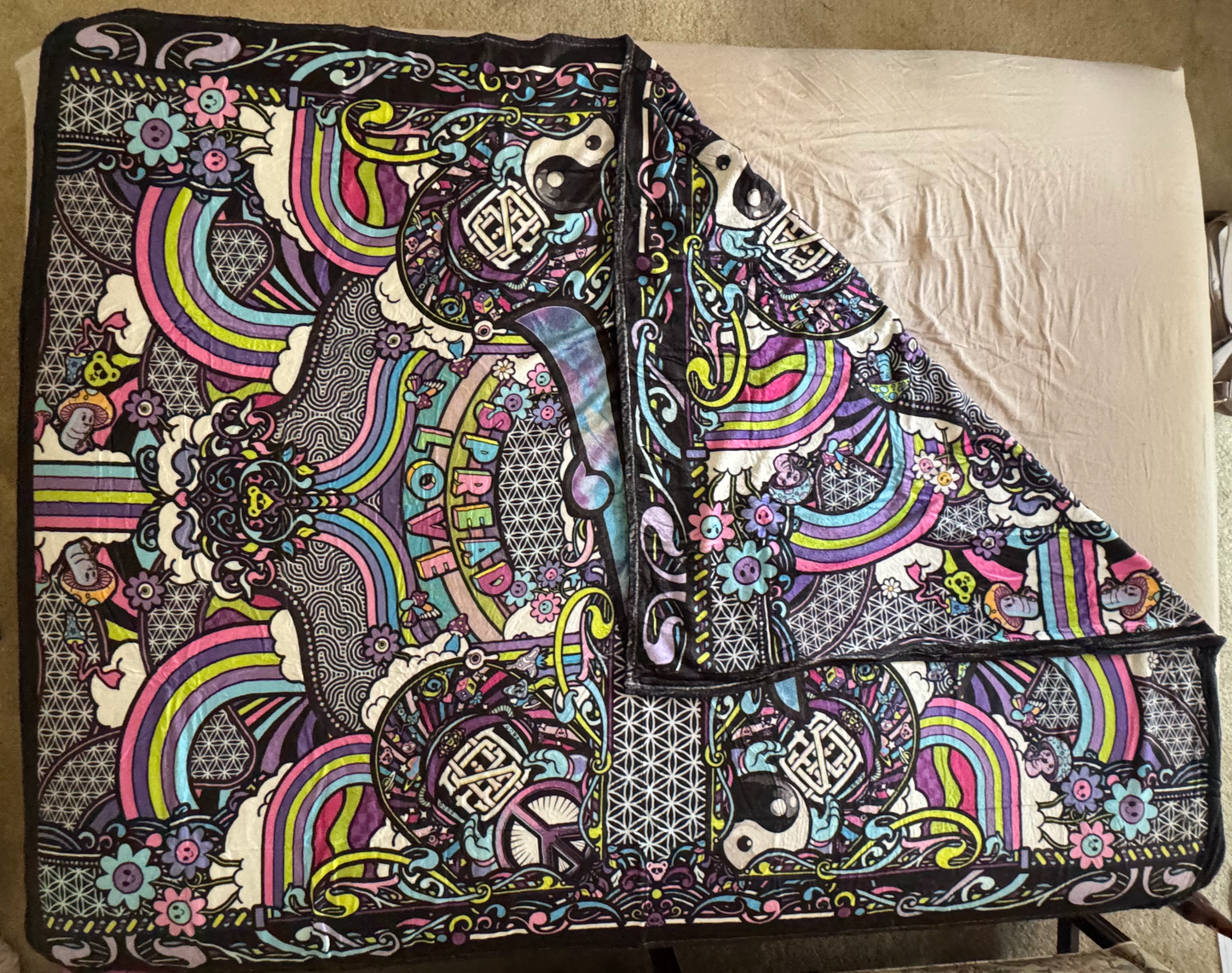 Griz Fuzzy Double Sided Blanket