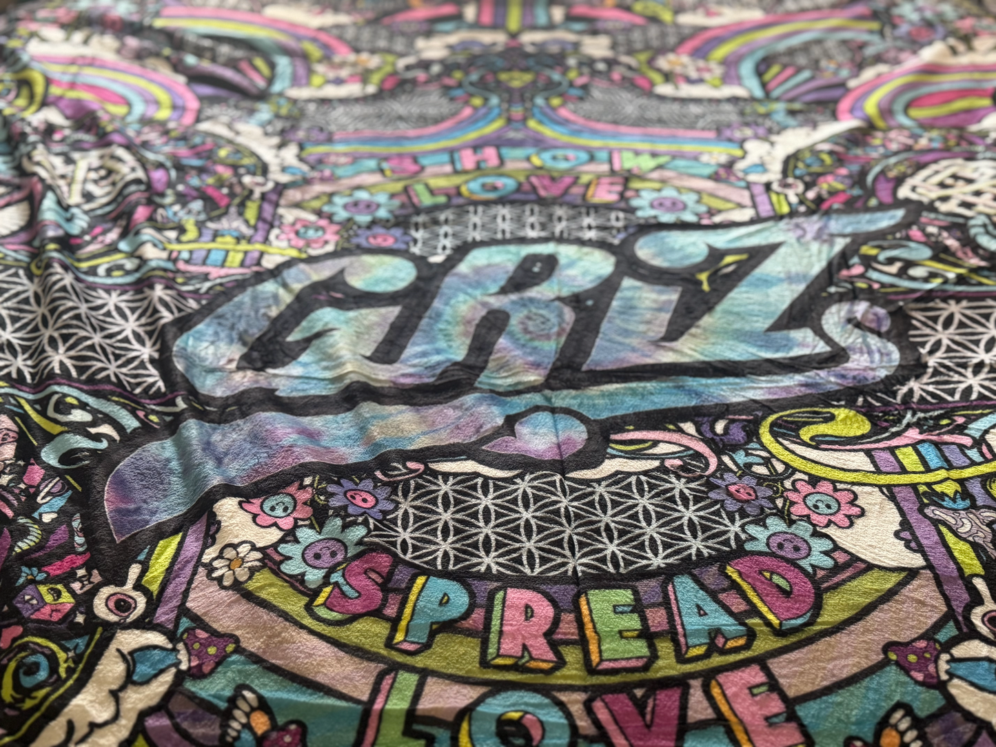 Griz Fuzzy Double Sided Blanket