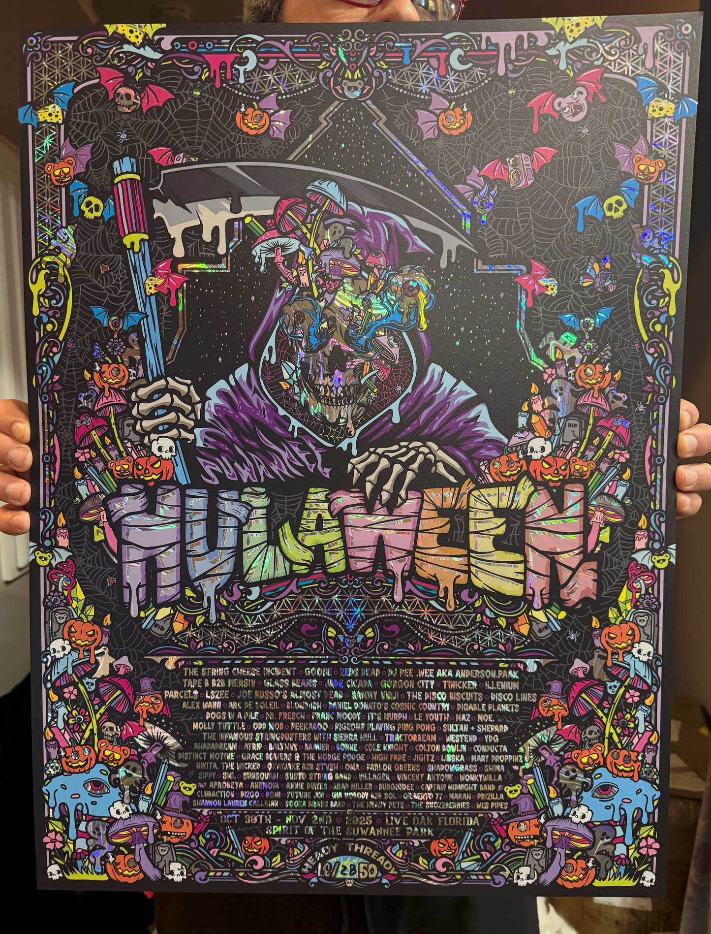 Hulaween 2025 Swirl Foil
