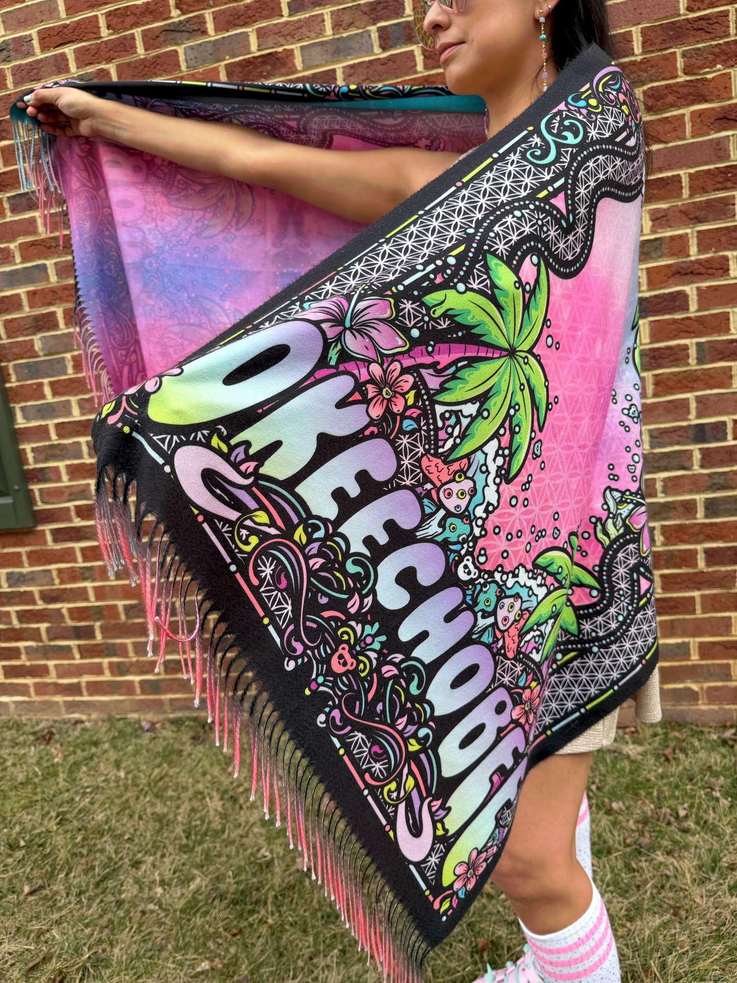 Okeechobee 2026 Double sided Pashmina