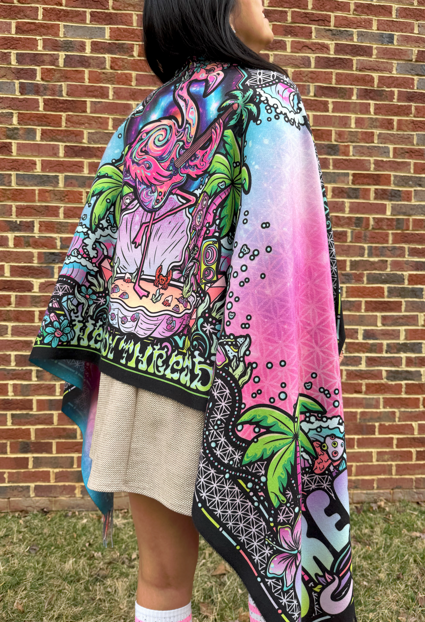 Okeechobee 2026 Double sided Pashmina