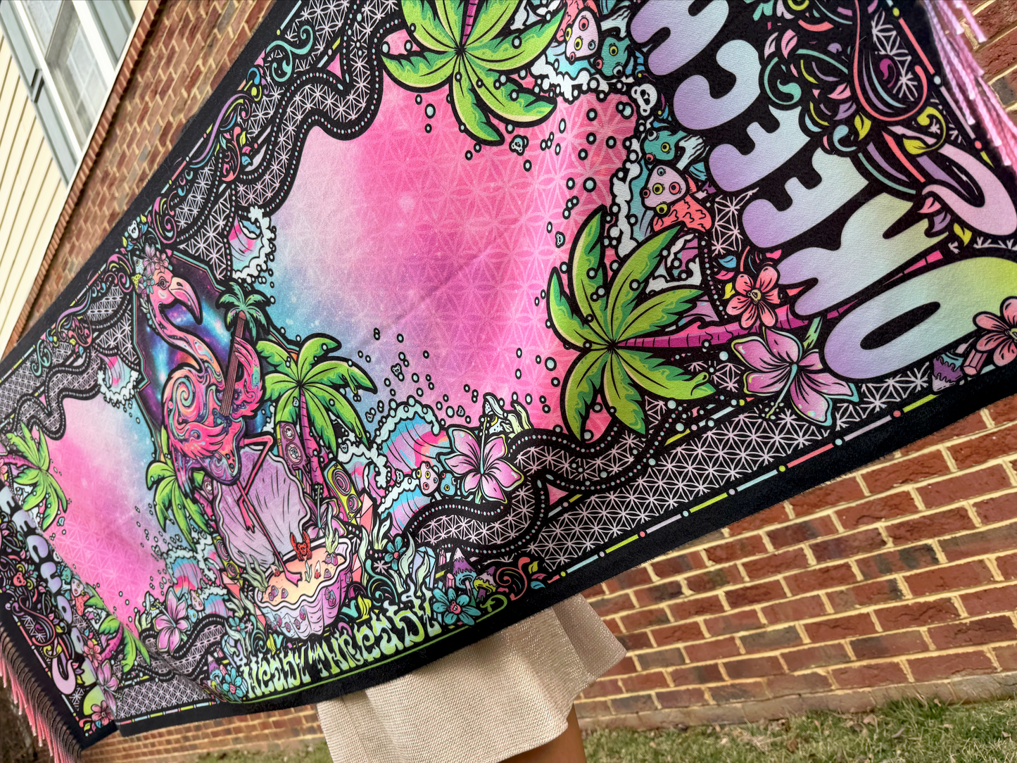 Okeechobee 2026 Double sided Pashmina