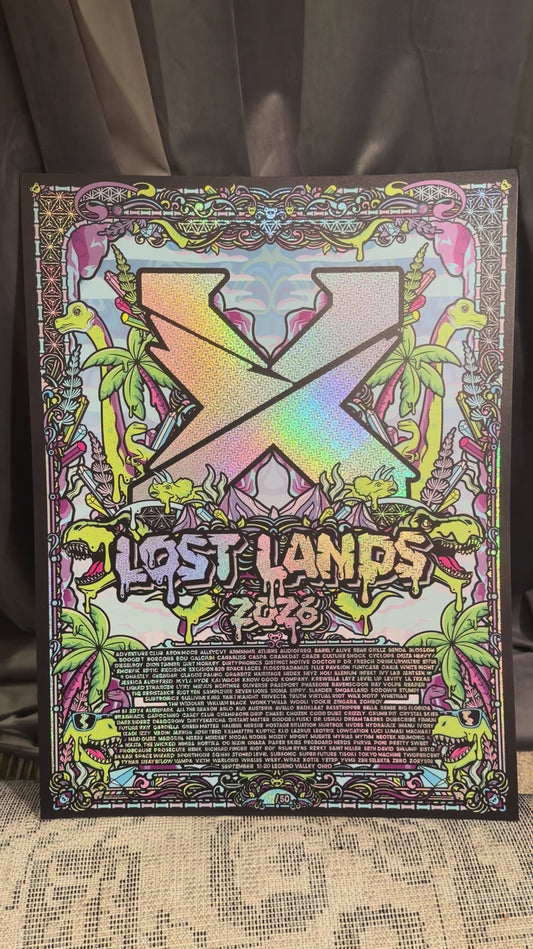 Lost Lands JAZZY Holographic Foil Print
