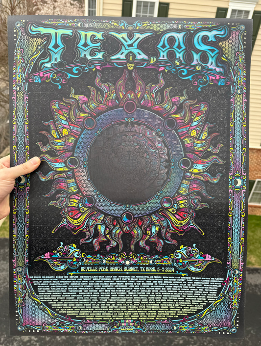 Texas Eclipse 2024 Lenticular Print